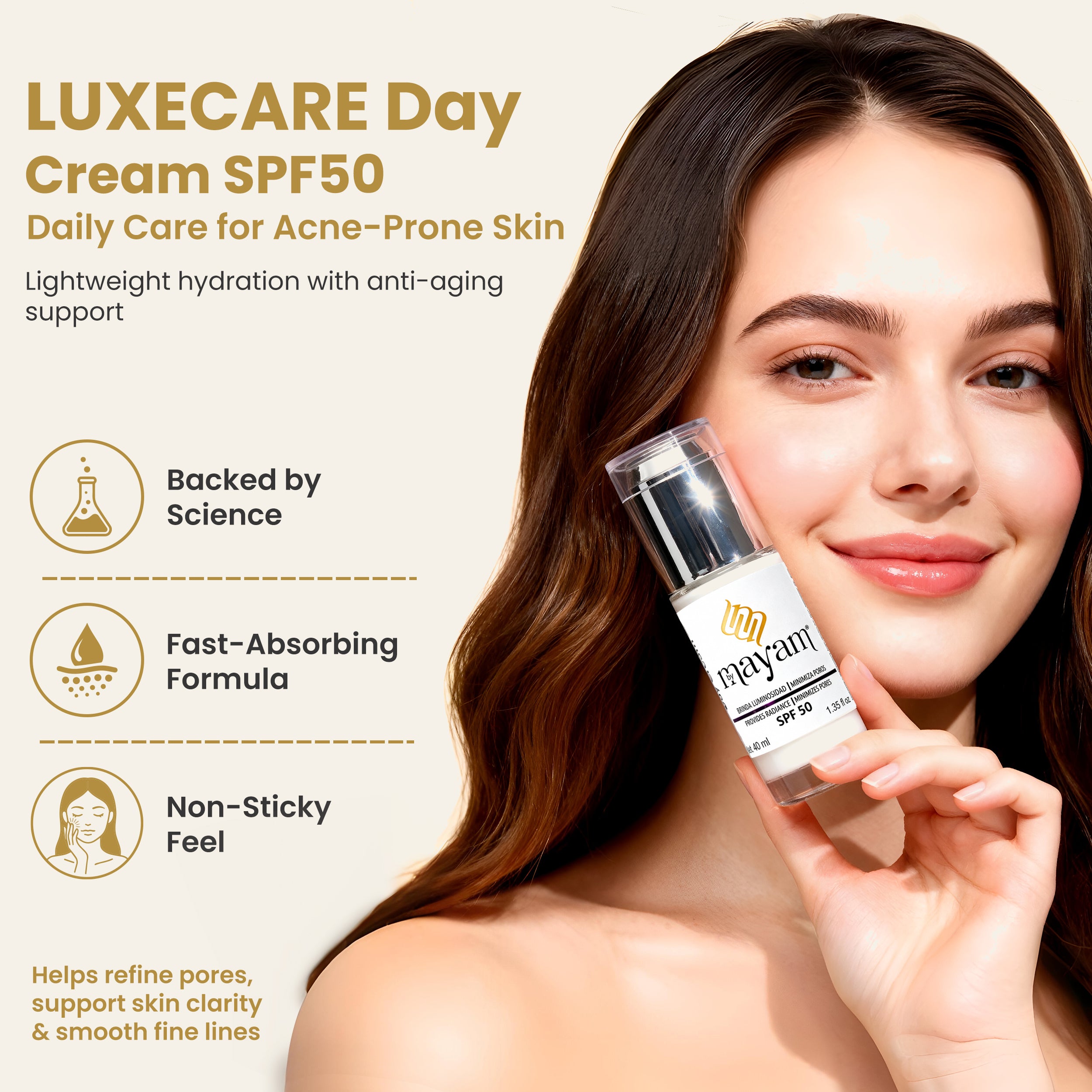 LUXECARE Day Cream SPF50