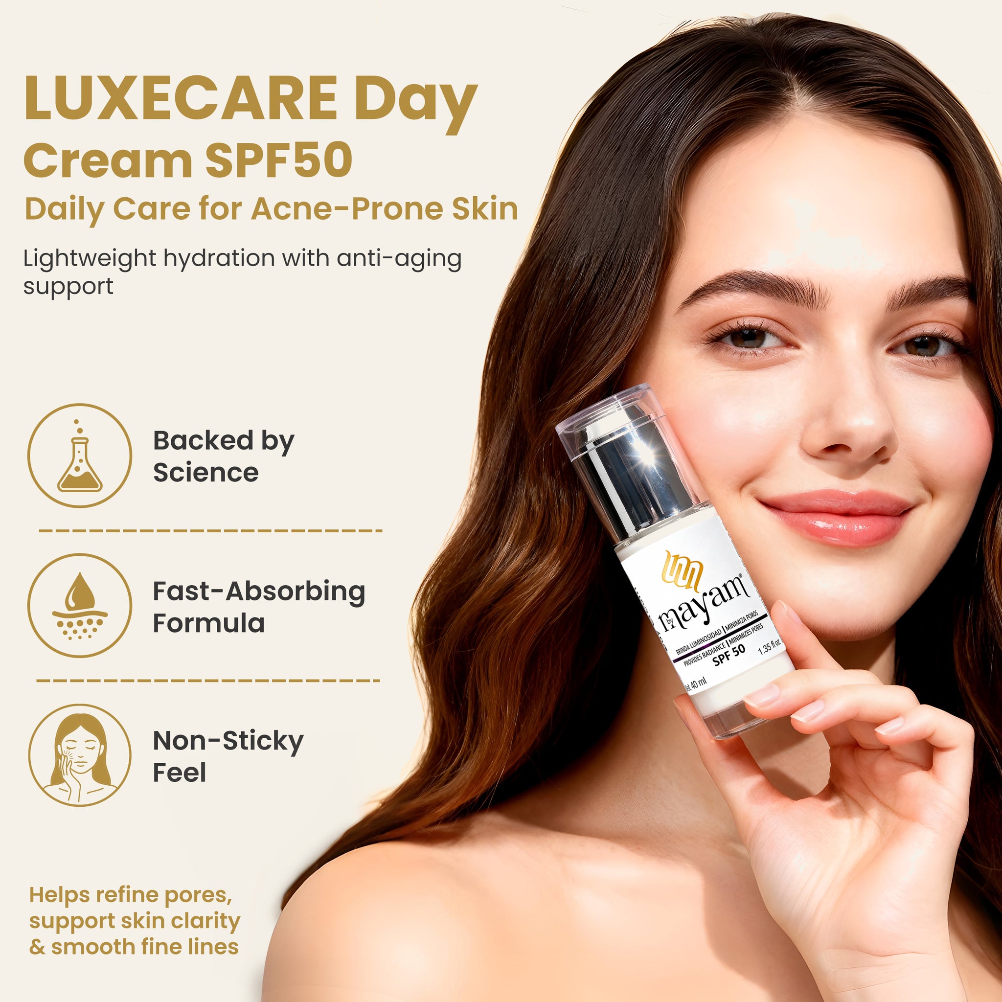 LUXECARE Day Cream SPF50