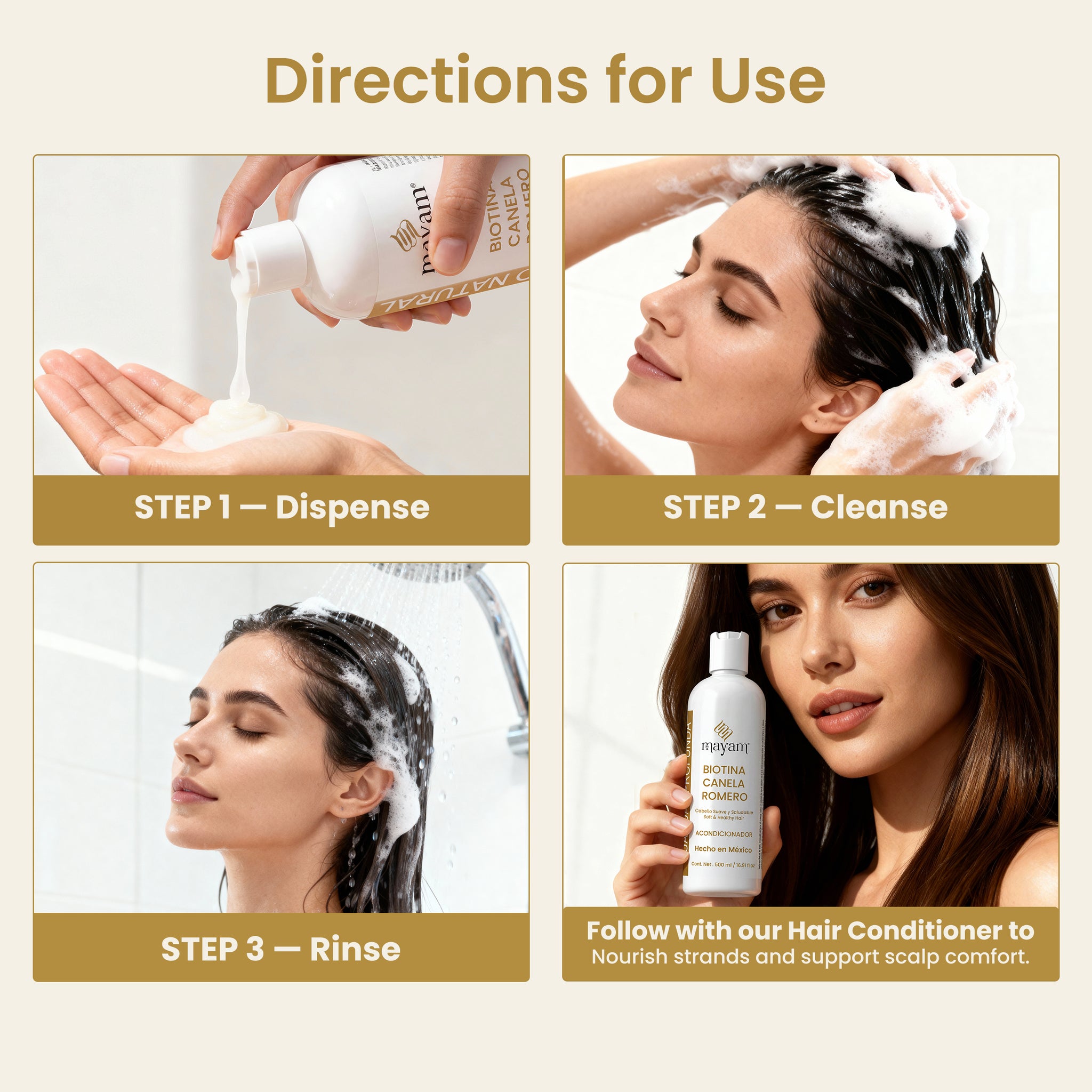 Biotina Canela Romero Shampoo