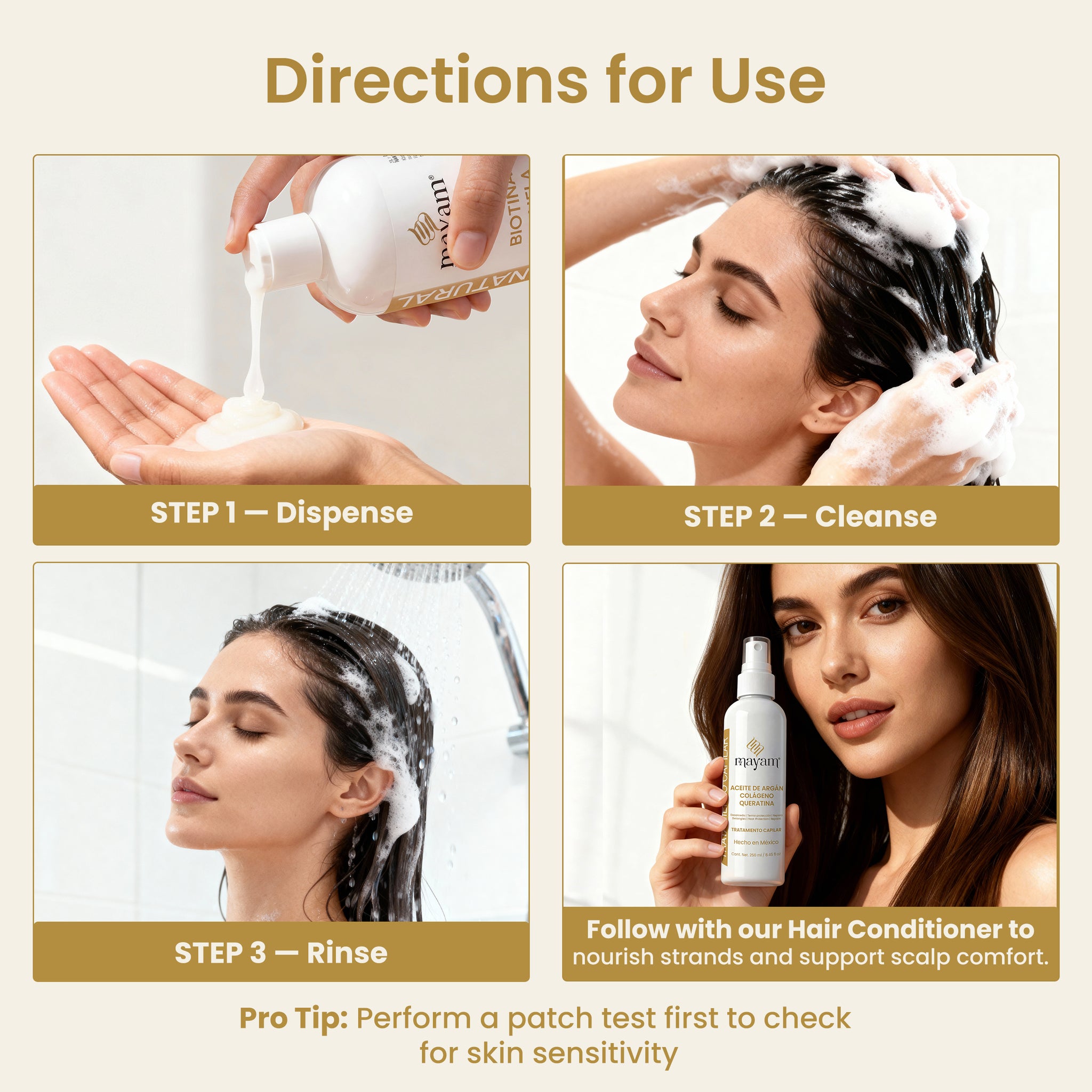 Peptidos + Bergamota Shampoo